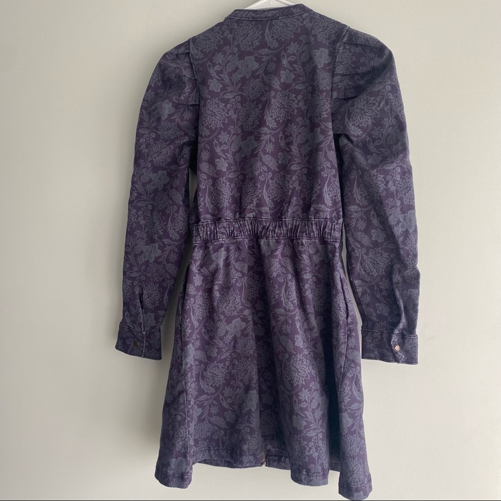 Women's Puff Long Sleeve Structured Denim Dress Size Universal Thread™ Blue XS - Picture 5 of 16